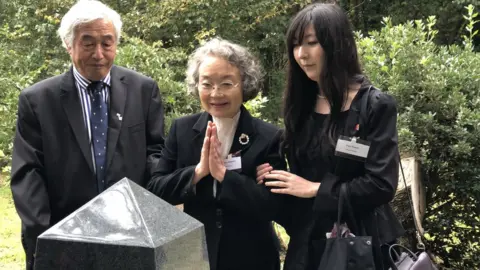 BBC Photo of crew descendant Yoshiko Nakamura