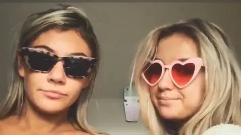 Diabetic Duo Beth and Ellen wearing sunglasses