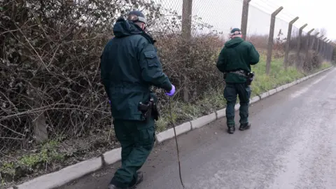 PAcemaker Police searching area in Lurgan