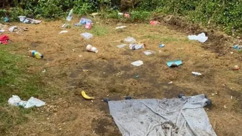 South Wales Police Litter problems