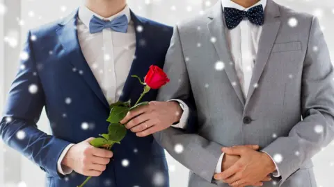 Getty Images gay couple getting married
