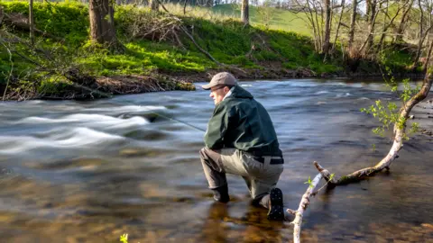 Getty Images Fishing in the River Monnow