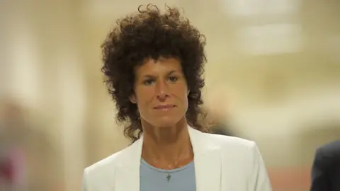 Getty Images Andrea Constand arriving at court in 2017