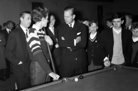 Getty Images Duke of Edinburgh visits boys clubs in North Kensington and Notting Hill. 25th May 1959