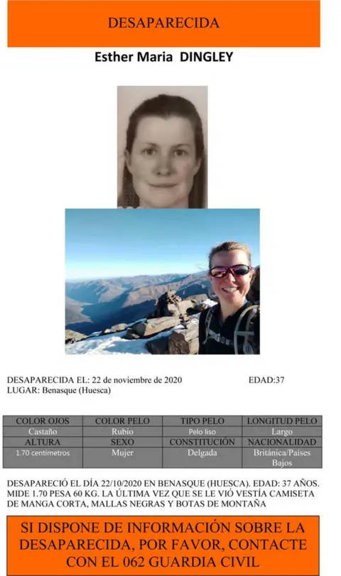 Huesca Civil Guard Missing poster