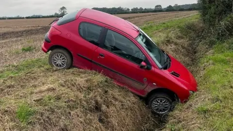 Crashed car