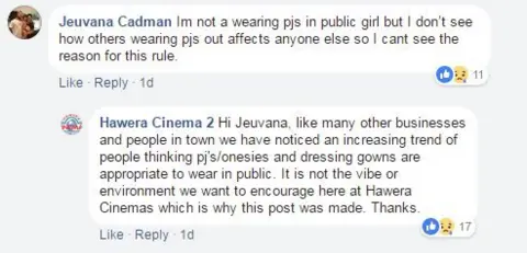 Facebook/HaweraCinema Facebook screenshot