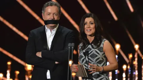 Getty Images Piers Morgan and Susanna Reid