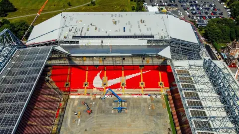 PA Media Anfield stadium in Liverpool