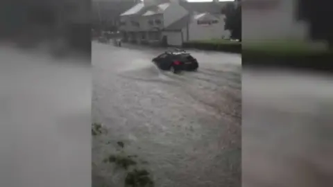 Susan Dawson Flooding in Lowdham in 2013