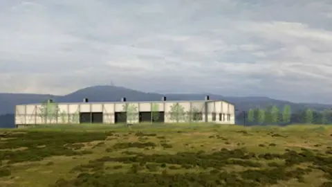 Highland Council Illustration of planned materials recovery facility