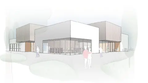 Durham County Council Artist's impression of Chester-le-Street centre