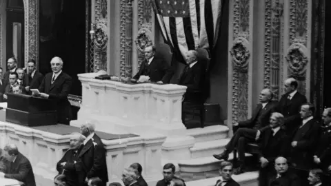 Getty Images Warren Harding in 1922