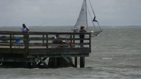 People now fish at the spot where it's believed the first slaves arrived