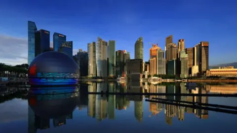 Getty Images Singapore skyline