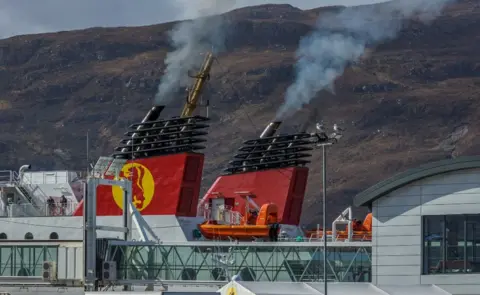 Getty Images Ferry smoke Ullapool