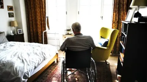 Getty Images care home resident