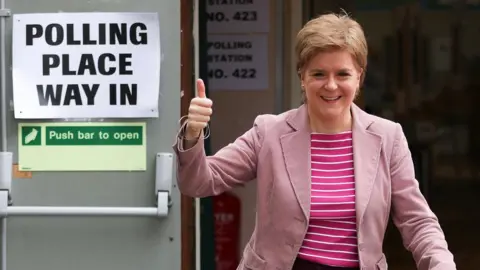 Reuters Sturgeon polling place