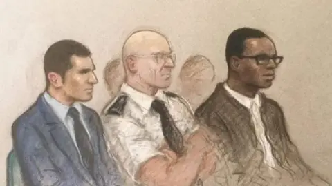 Julia Quenzier Artist image of defendants