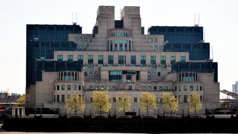 PA Media MI6 building in London