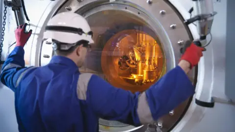 Getty Images Nuclear power worker