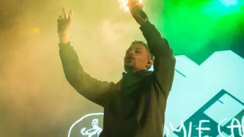 Jazamin Sinclair Loyle Carner at this year's Liverpool Sound City festival