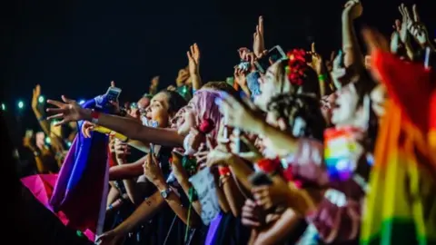 Instagram / @harrystyles Fans at Harry Styles' gig in Paris, October 2017, via Instagram