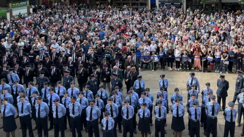 BBC crowds at Preston proclamation