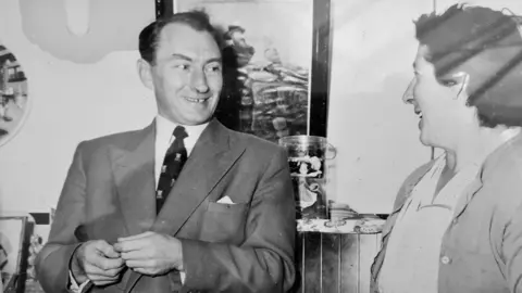 Brouard Family Robter Stiling and Myra Brouard after the war