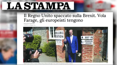 BBC Monitoring Article from Italian newspaper La Stampa, 27 May 2019