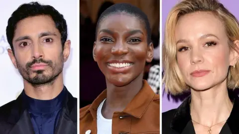 PA/Getty Riz Ahmed, Michaela Coel, and Carey Mulligan are all up for awards