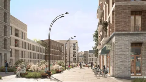 Threesixty Architecture Residential view of East Kilbride planned development