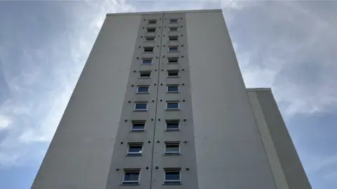 Guy Campbell/BBC St Peter's Court in Lowestoft