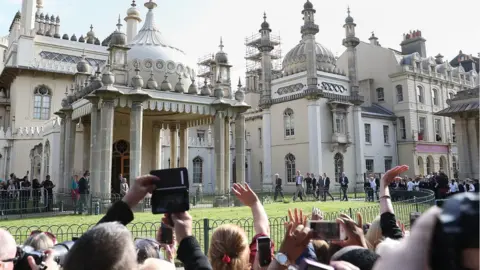 PA Crowds at the Royal Pavilion