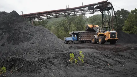 Getty Images A truck is loaded with coal at a mine near Cumberland, Kentucky