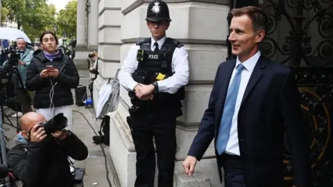 EPA Jeremy Hunt arrives at Downing Street in London