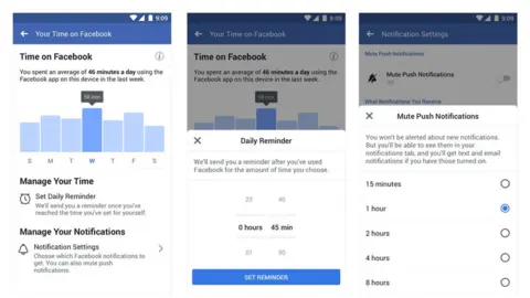 Facebook Screenshots of Facebook