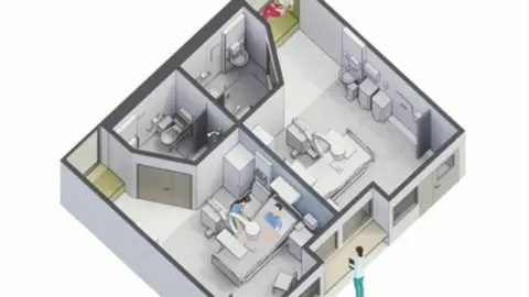 James Paget Artist's impression of new ensuite rooms