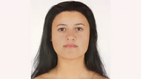 Hew Morrison Facial reconstruction of Early Bronze Age woman Ava