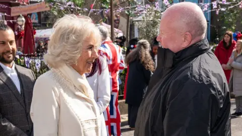 PA Media Camilla with Steve McFadden