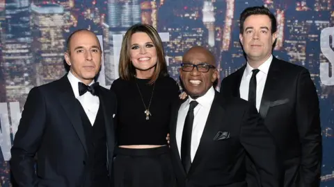 Getty Images Left-right: Matt Lauer, Savannah Guthrie, Al Roker and Carson Daly