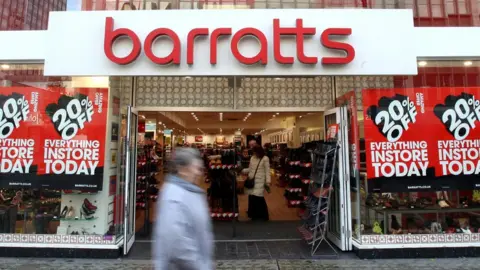 PA Media A Barratts shoe shop