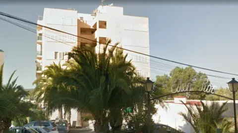 Google Maps The Eden Roc apartment block in Magaluf