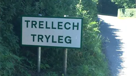 Welcome to Trellech (Tryleg) - the official spellings of the village