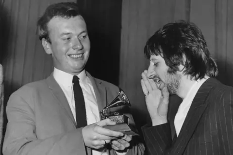 Getty Images Geoff Emerick with Ringo Starr in 1968