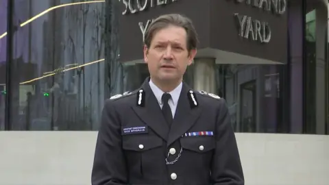 Met Police Assistant Commissioner Nick Ephgrave speaks after a serving officer was arrested over the disappearance of Sarah Everard.