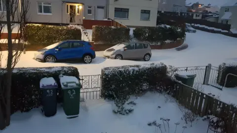 Jamie Gwilliam  The scene in Pontypool, Torfaen, on Friday morning