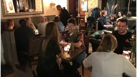 BBC A speed dating night in Hove