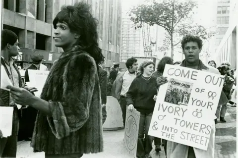 Photo by Diana Davies, The New York Public Library Marsha P Johnson in 1970