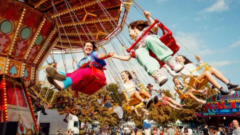 Strong Island / Victorious Festival Kids and parents at Victorious Festival's Kids Arena